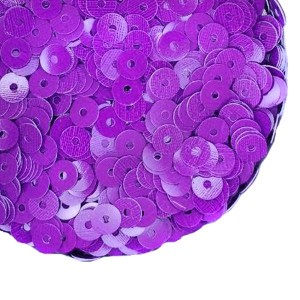 Пайетки 4 мм Китай, цвет насыщенный фиолетовый, 3 грамма/упаковка Пайетки 4 мм Китай, цвет насыщенный фиолетовый, 3 грамма/упаковка