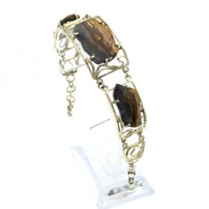 Браслет из агата, 18,5 см.