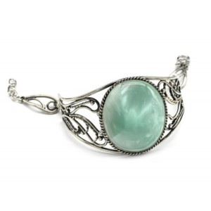 Браслет ангелит (пектолит), 17,5 см.