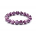Браслет из лепидолита шарик 11,5-12мм, 40,3г