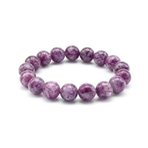 Браслет из лепидолита шарик 11,5-12мм, 40,3г Браслет из лепидолита шарик 11,5-12мм, 40,3г