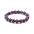 Браслет из лепидолита шарик 11мм, 35,9г