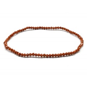 Браслет из авантюрина шарик гр. 2,5мм, 19см (иск.)