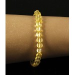 Браслет цитрин круг 6 мм огранка