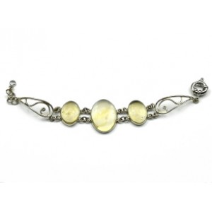 Браслет цитрин, 16,5см.