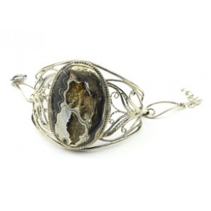 Браслет аммонит "Овал", 18 см