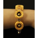 Браслет "третий глаз": гематит, лава