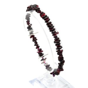 Браслет крошка из граната, 17см