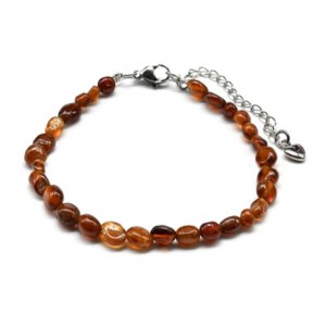 Браслет из граната (пироп) галтовка 4*5мм, 18см