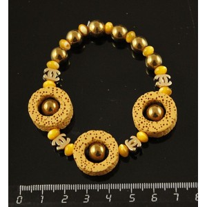 Браслет "третий глаз": перламутр, гематит, лава