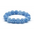 Браслет из сахарного кварца шарик 12мм цвет синий, 16см (иск.) Браслет из сахарного кварца шарик 12мм цвет синий, 16см (иск.)