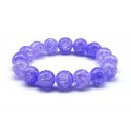 Браслет из сахарного кварца шарик 12мм цвет сиреневый, 16см (иск.) Браслет из сахарного кварца шарик 12мм цвет сиреневый, 16см (иск.)
