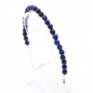 Браслет из кальцита шарик гр.6мм цвет лазурит, 18см Браслет из кальцита шарик гр.6мм цвет лазурит, 18см