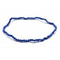 Браслет из лазурита шарик гр. 2мм, 19см