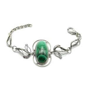 Браслет малахит, 16 см. Браслет малахит, 16 см.