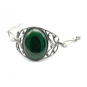 Браслет малахит, 17см. Браслет малахит, 17см.