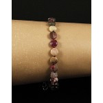 Браслет турмалин круг 6мм огранка