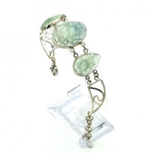 Браслет флюорит, 18,5см.