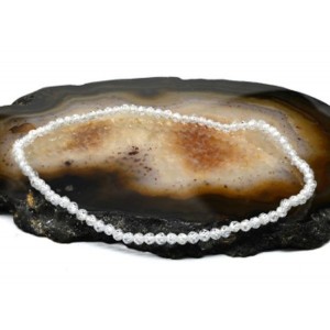 Браслет из фианитов шарик гр. 2мм цвет хрусталь, 19см (иск.) Браслет из фианитов шарик гр. 2мм цвет хрусталь, 19см (иск.)