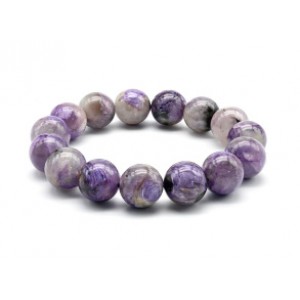 Браслет из чароита шарик 15мм, 69г