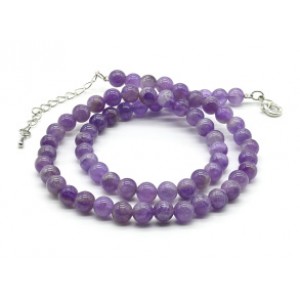 Бусы из аметиста шарик 6мм, 43см Бусы из аметиста шарик 6мм, 43см