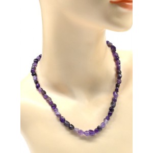 Бусы из аметиста галтовка, 47см Бусы из аметиста галтовка, 47см