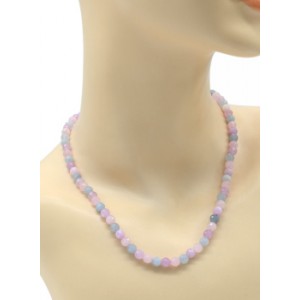 Бусы из кальцита шарик гр.6мм цвет ассорти, 46см