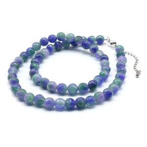 Бусы из кальцита шарик гр.8мм цвет флюорит, 48см