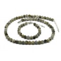 Бусы и браслет из лабрадорита шарик гр.8мм, 47см, 17,5см Бусы и браслет из лабрадорита шарик гр.8мм, 47см, 17,5см