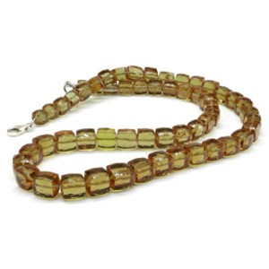 Бусы из Султанита г/т кубик гр.6-9мм, 49см, 61,6г