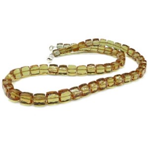 Бусы из Султанита г/т кубик гр.7-10мм, 49,5см, 58,6г