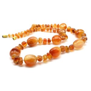 Бусы из Сердолика галтовка, 61см, 113г