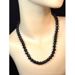 Бусы из Турмалина Шерл шарик гр.6мм, 46см, 26г