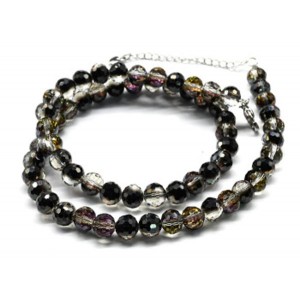 Бусы из циркона шарик гр.8мм цвет турмалин, 48см (иск.) Бусы из циркона шарик гр.8мм цвет турмалин, 48см (иск.)