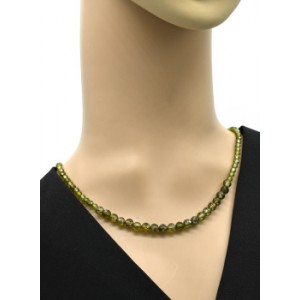 Бусы из Фианита шарик гр.4-6мм, цвет оливковый, 47см, 28,95г (иск.) Бусы из Фианита шарик гр.4-6мм, цвет оливковый, 47см, 28,95г (иск.)