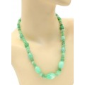 Бусы из Хризопраза, 53см, 49г