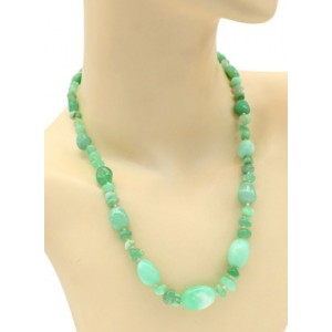 Бусы из Хризопраза, 53см, 49г