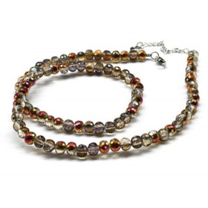 Бусы из циркона шарик гр.6мм цвет хамелеон, 47см (иск.) Бусы из циркона шарик гр.6мм цвет хамелеон, 47см (иск.)