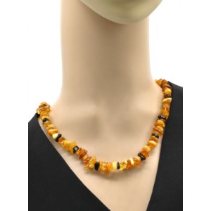Бусы из натурального янтаря галтовка 4*8мм цвет медовый, молочный, коньячный, 48см Бусы из натурального янтаря галтовка 4*8мм цвет медовый, молочный, коньячный, 48см