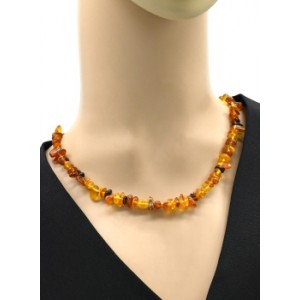 Бусы из натурального янтаря галтовка 3*10мм цвет медовый, коньячный, 46см Бусы из натурального янтаря галтовка 3*10мм цвет медовый, коньячный, 46см