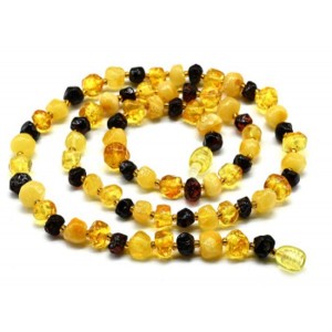 Бусы янтарные "кусанка" 5-6мм цвет медовый, молочный, кофейный, 50см Бусы янтарные "кусанка" 5-6мм цвет медовый, молочный, кофейный, 50см