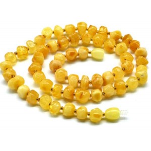Бусы янтарные "кусанка" 8-10мм цвет молочный, 44см Бусы янтарные "кусанка" 8-10мм цвет молочный, 44см