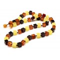 Бусы янтарые кубик 7мм цвет молочный, коньячный, вишня, 49см (иск.) Бусы янтарые кубик 7мм цвет молочный, коньячный, вишня, 49см (иск.)