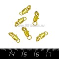 Карарабин - лобстер 10 мм цвет золото 1 штука