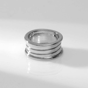 Кольцо металл "Тренд" катушка, цвет серебро