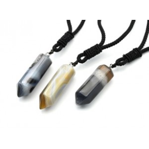 Кулон из агата бразильского кристалл 14*44мм Кулон из агата бразильского кристалл 14*44мм