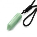 Кулон из авантюрина кристалл 14*44мм
