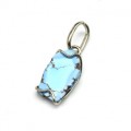 Кулон бирюза 11*19мм.