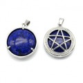 Кулон Звезда 27*27мм из лазурита (имитация)