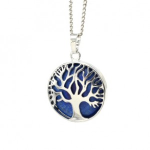 Кулон Дерево двусторонняя в металле с лазуритом 27*27мм Кулон Дерево двусторонняя в металле с лазуритом 27*27мм